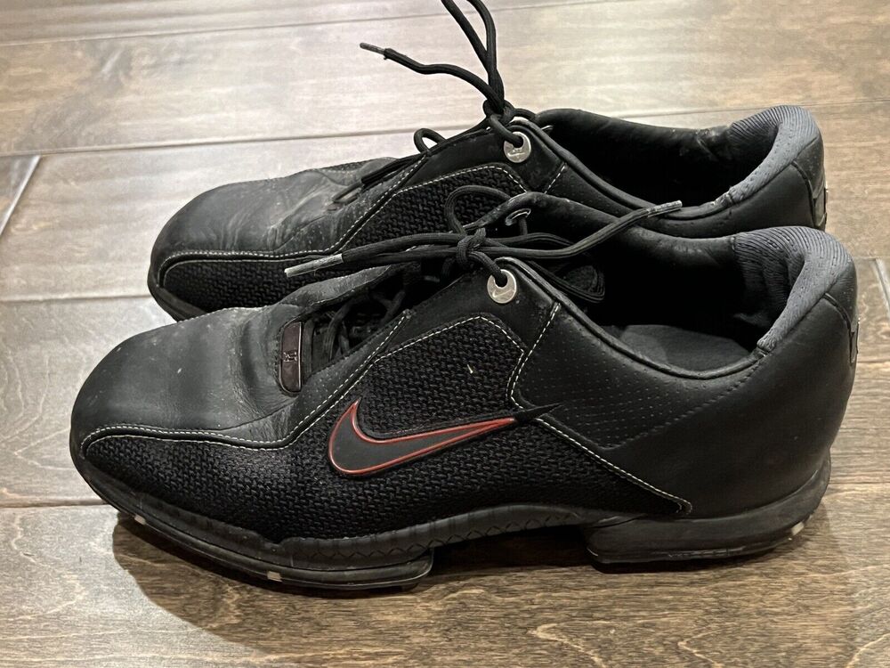 Nike Mens Black Zoom Tiger Woods Collection TW 379222-091 Golf Shoes Size 8.5
